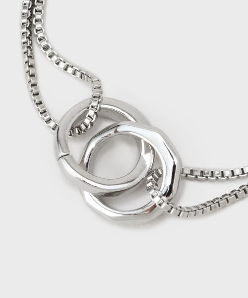 tk.TAKEO KIKUCHI(ティーケータケオキクチ)の「シックブレスレット(ブレスレット・メンズ・シルバー系/シルバー・00)」の4枚目の写真