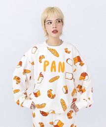 PUNYUS | 【新サイズ】フード総柄スウェット(PAN)(スウェット)