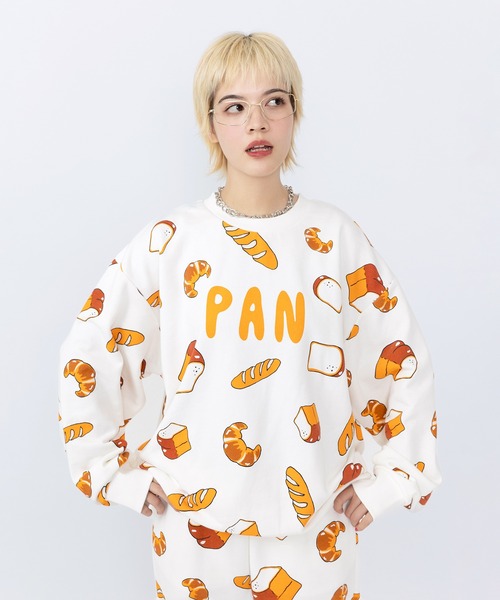 PUNPEE NewFatherスウェット 新サイズ】フード総柄スウェット（PAN）（スウェット）｜PUNYUS