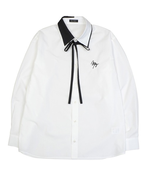 MILKBOY（ミルクボーイ）の「DOUBLE COLLAR シャツ（シャツ/ブラウス・レディース・A/B・FREE）」の2枚目の写真