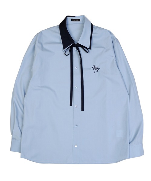 MILKBOY（ミルクボーイ）の「DOUBLE COLLAR シャツ（シャツ/ブラウス・レディース・A/B・FREE）」の3枚目の写真