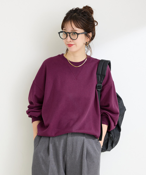 B.C STOCK（ベーセーストック）の「ウォッシャブル / バックプリントプルオーバー（スウェット・レディース・ネイビー/ボルドー/グレー・FREE）」の20枚目の写真