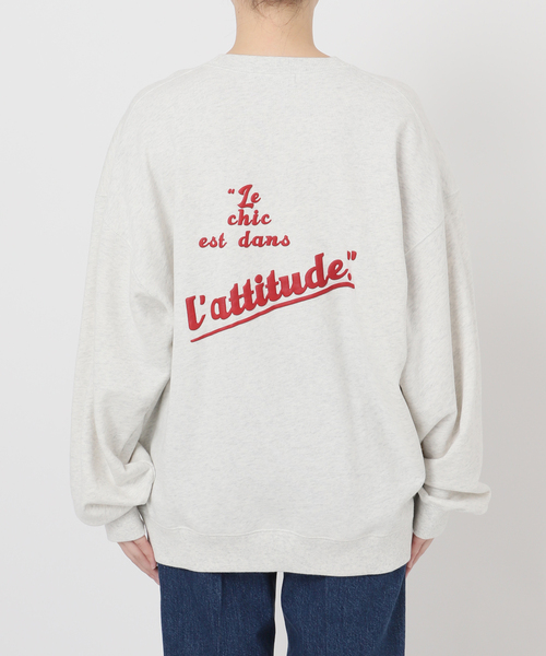 ウォッシャブル / バックプリントプルオーバー（スウェット）｜B.C