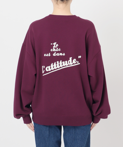 ウォッシャブル / バックプリントプルオーバー（スウェット）｜B.C