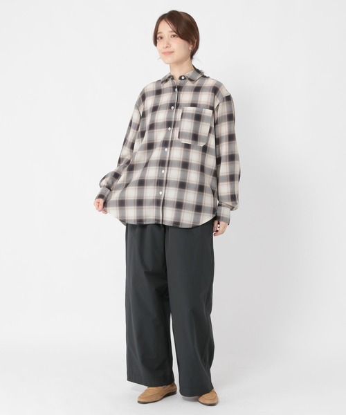 studio CLIP(スタディオクリップ)の「ナイロンイージーパンツ(その他パンツ・レディース・ブラック/ベージュ・FREE)」の6枚目の写真