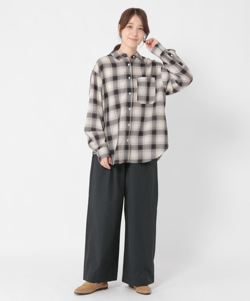 studio CLIP(スタディオクリップ)の「ナイロンイージーパンツ(その他パンツ・レディース・ブラック/ベージュ・FREE)」の7枚目の写真