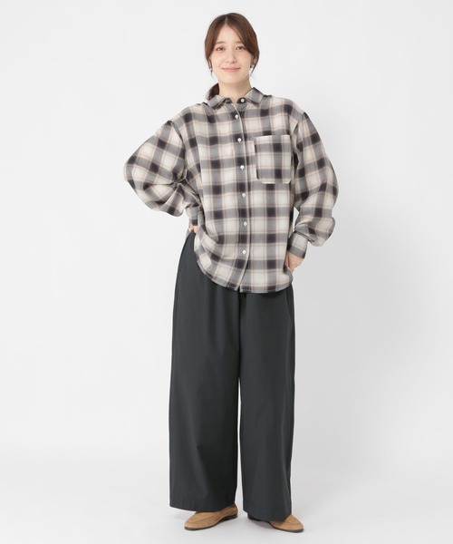 studio CLIP(スタディオクリップ)の「ナイロンイージーパンツ(その他パンツ・レディース・ブラック/ベージュ・FREE)」の8枚目の写真