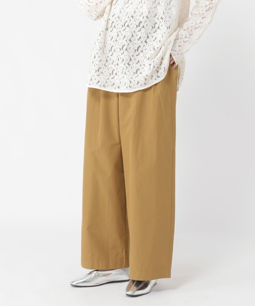 studio CLIP(スタディオクリップ)の「ナイロンイージーパンツ(その他パンツ・レディース・ブラック/ベージュ・FREE)」の9枚目の写真