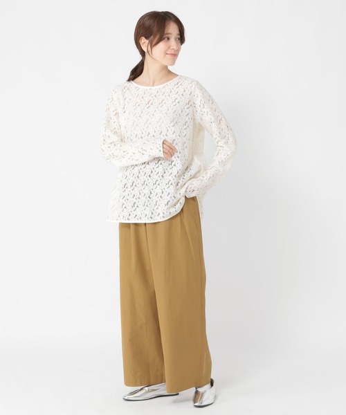 studio CLIP(スタディオクリップ)の「ナイロンイージーパンツ(その他パンツ・レディース・ブラック/ベージュ・FREE)」の12枚目の写真