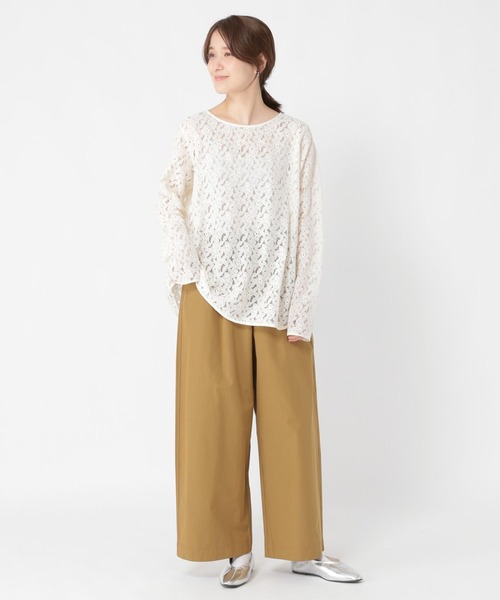 studio CLIP(スタディオクリップ)の「ナイロンイージーパンツ(その他パンツ・レディース・ブラック/ベージュ・FREE)」の13枚目の写真