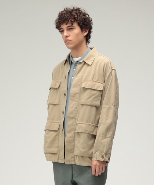 REMI RELIEF(レミレリーフ)の「【別注】REMI RELIEF / Military Shirt Jacket Cotton(ブルゾン・メンズ・グリーン系その他5/ネイビー/カーキ・SMALL/MEDIUM/LARGE/X-LARGE)」の7枚目の写真
