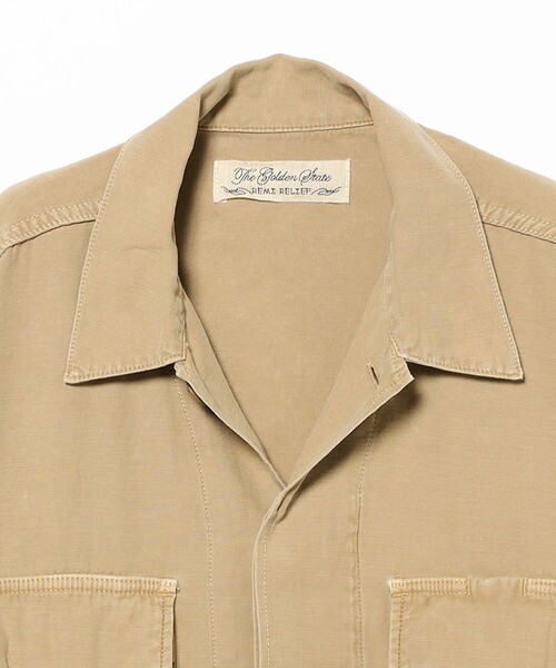 REMI RELIEF(レミレリーフ)の「【別注】REMI RELIEF / Military Shirt Jacket Cotton(ブルゾン・メンズ・グリーン系その他5/ネイビー/カーキ・SMALL/MEDIUM/LARGE/X-LARGE)」の9枚目の写真