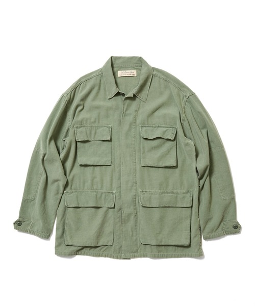 REMI RELIEF(レミレリーフ)の「【別注】REMI RELIEF / Military Shirt Jacket Cotton(ブルゾン・メンズ・グリーン系その他5/ネイビー/カーキ・SMALL/MEDIUM/LARGE/X-LARGE)」の2枚目の写真