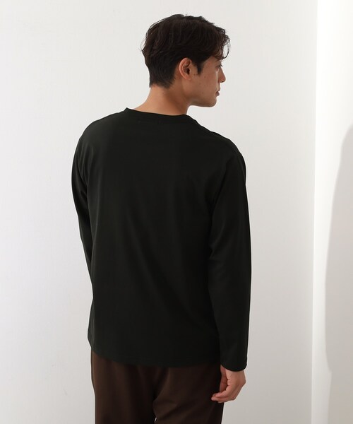 THE SHOP TK （ザ ショップ ティーケー ）の「フォトグラフィック長袖Tシャツ（Tシャツ/カットソー・メンズ・ブラック系/ホワイト系3/オフホワイト/ブラック・04/03/02）」の19枚目の写真