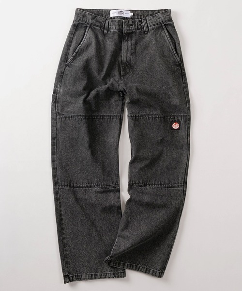 RED KAP(レッドキャップ)の「【77】【RED KAP/レッドキャップ】ピスネーム付き ダブルニーパンツ アメカジ(チノパンツ・メンズ・インディゴブルー/ベージュ/ブラック系その他/ブラック・M/L/XL)」の1枚目の写真