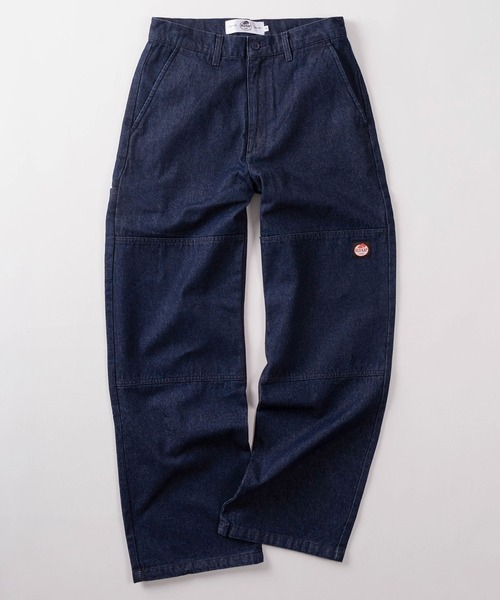 RED KAP(レッドキャップ)の「【77】【RED KAP/レッドキャップ】ピスネーム付き ダブルニーパンツ アメカジ(チノパンツ・メンズ・インディゴブルー/ベージュ/ブラック系その他/ブラック・M/L/XL)」の2枚目の写真