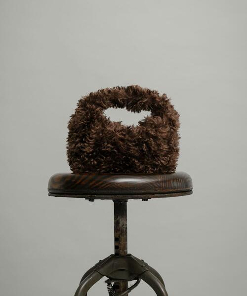 セール】LE VERNIS Fake fur micro bag（ハンドバッグ）｜LE VERNIS