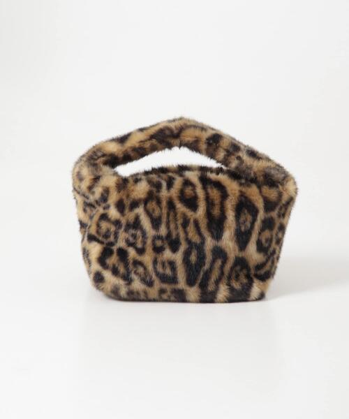 LE VERNIS（ル・ベルニ）の「LE VERNIS　Fake fur micro bag（ハンドバッグ・レディース・アニマル/ブラウン・ONE）」の8枚目の写真