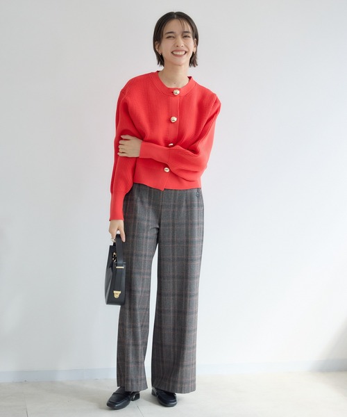 KATHARINE ROSS(キャサリンロス)の「【KATHARINE ROSS】両面起毛セミワイドパンツ(その他パンツ・レディース・グレー/ベージュ・SMALL/MEDIUM)」の4枚目の写真