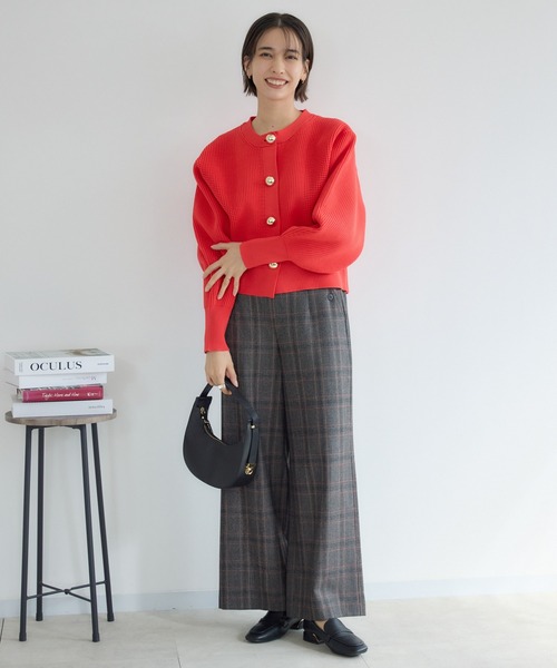 KATHARINE ROSS(キャサリンロス)の「【KATHARINE ROSS】両面起毛セミワイドパンツ(その他パンツ・レディース・グレー/ベージュ・SMALL/MEDIUM)」の3枚目の写真