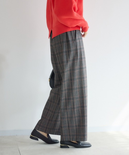 KATHARINE ROSS(キャサリンロス)の「【KATHARINE ROSS】両面起毛セミワイドパンツ(その他パンツ・レディース・グレー/ベージュ・SMALL/MEDIUM)」の8枚目の写真