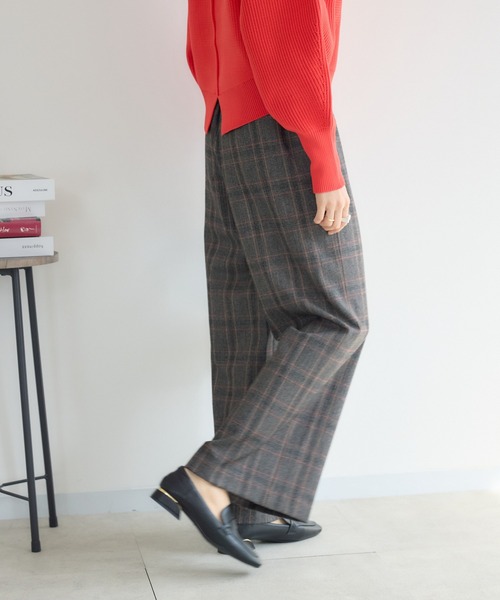 KATHARINE ROSS(キャサリンロス)の「【KATHARINE ROSS】両面起毛セミワイドパンツ(その他パンツ・レディース・グレー/ベージュ・SMALL/MEDIUM)」の12枚目の写真