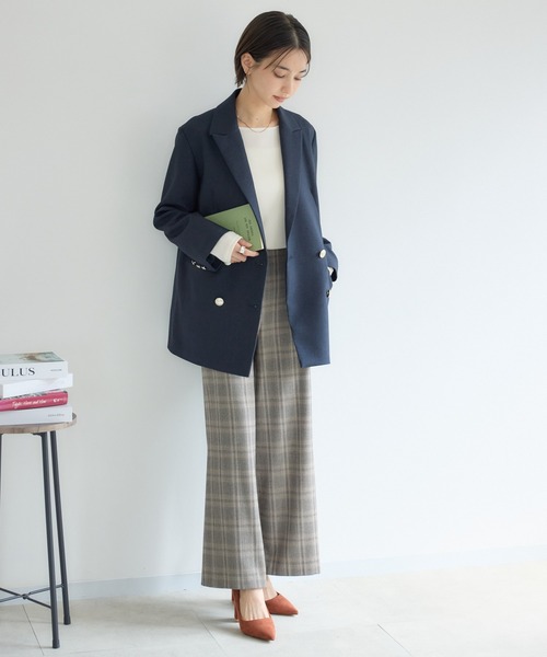 KATHARINE ROSS(キャサリンロス)の「【KATHARINE ROSS】両面起毛セミワイドパンツ(その他パンツ・レディース・グレー/ベージュ・SMALL/MEDIUM)」の11枚目の写真