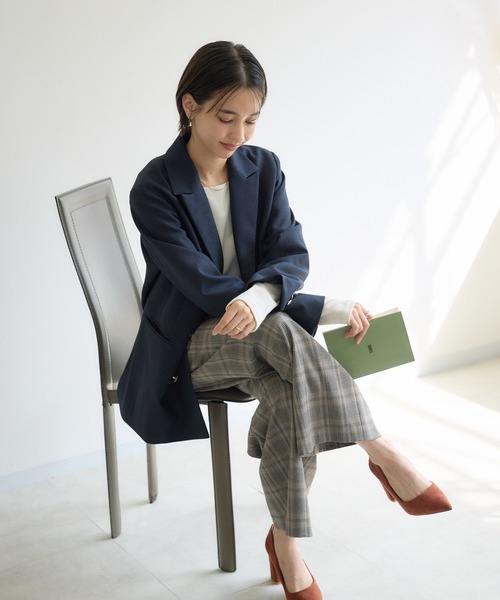 KATHARINE ROSS(キャサリンロス)の「【KATHARINE ROSS】両面起毛セミワイドパンツ(その他パンツ・レディース・グレー/ベージュ・SMALL/MEDIUM)」の13枚目の写真