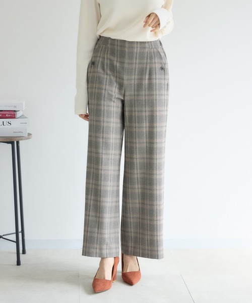 KATHARINE ROSS(キャサリンロス)の「【KATHARINE ROSS】両面起毛セミワイドパンツ(その他パンツ・レディース・グレー/ベージュ・SMALL/MEDIUM)」の16枚目の写真