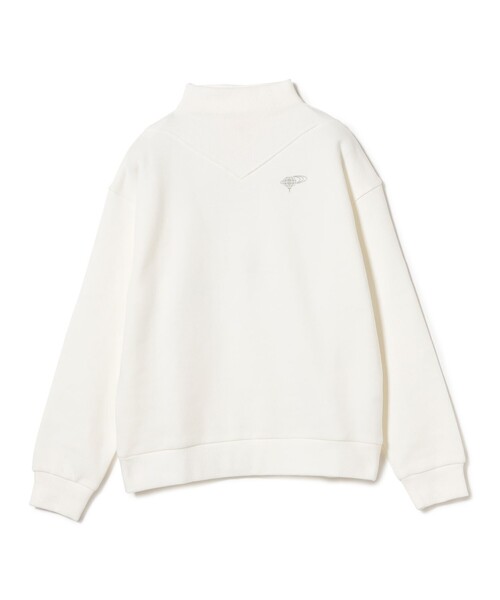 BEAMS GOLF(ビームスゴルフ)の「ORANGE LABEL / スタンドカラー 裏毛 プルオーバー(スウェット・レディース・ブラック/ホワイト/グレー・LARGE/MEDIUM/SMALL)」の6枚目の写真