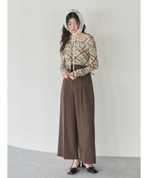 LAGUNAMOON（ラグナムーン）の「バイカラーベルトパンツ（その他パンツ）」