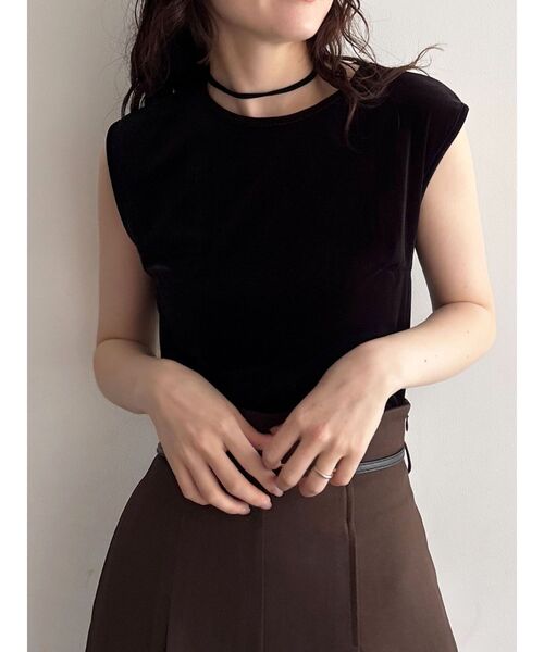 LAGUNAMOON（ラグナムーン）の「バイカラーベルトパンツ（その他パンツ・レディース・アイボリー/ダークブラウン/チャコールグレー/モカ・SMALL/MEDIUM）」の21枚目の写真