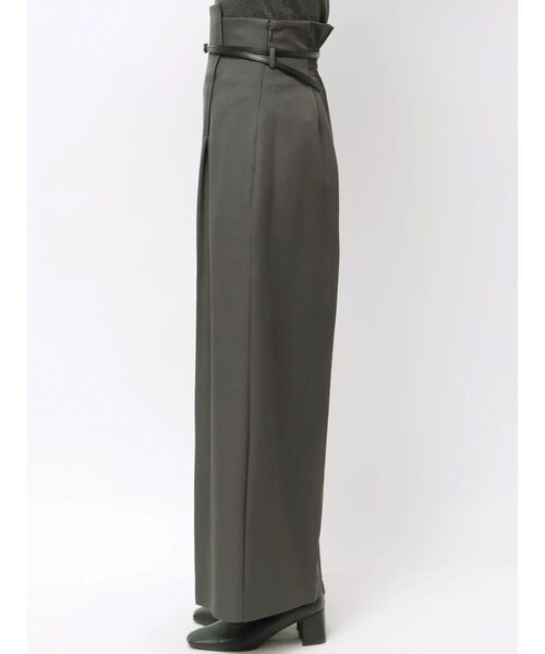 LAGUNAMOON（ラグナムーン）の「バイカラーベルトパンツ（その他パンツ・レディース・アイボリー/ダークブラウン/チャコールグレー/モカ・SMALL/MEDIUM）」の19枚目の写真