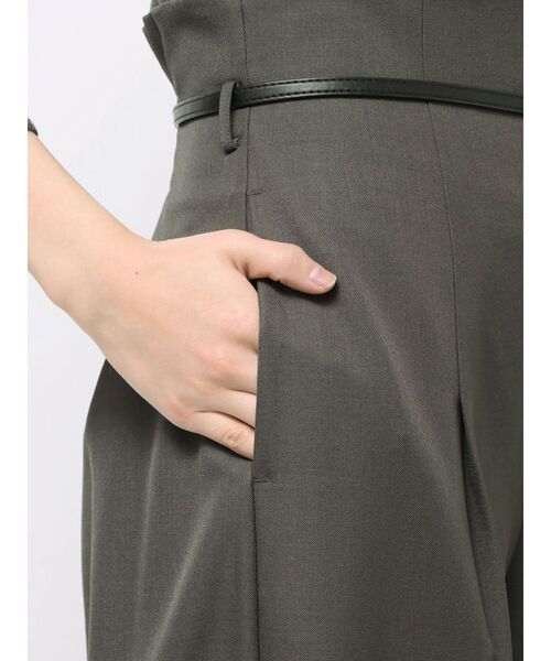 LAGUNAMOON（ラグナムーン）の「バイカラーベルトパンツ（その他パンツ・レディース・アイボリー/ダークブラウン/チャコールグレー/モカ・SMALL/MEDIUM）」の16枚目の写真