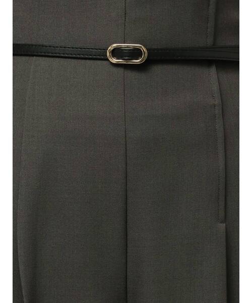 LAGUNAMOON（ラグナムーン）の「バイカラーベルトパンツ（その他パンツ・レディース・アイボリー/ダークブラウン/チャコールグレー/モカ・SMALL/MEDIUM）」の9枚目の写真