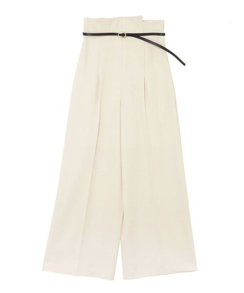 LAGUNAMOON（ラグナムーン）の「バイカラーベルトパンツ（その他パンツ・レディース・アイボリー/ダークブラウン/チャコールグレー/モカ・SMALL/MEDIUM）」の8枚目の写真