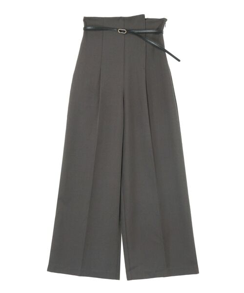 LAGUNAMOON（ラグナムーン）の「バイカラーベルトパンツ（その他パンツ・レディース・アイボリー/ダークブラウン/チャコールグレー/モカ・SMALL/MEDIUM）」の7枚目の写真