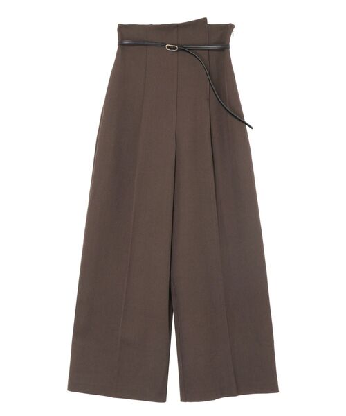 LAGUNAMOON（ラグナムーン）の「バイカラーベルトパンツ（その他パンツ・レディース・アイボリー/ダークブラウン/チャコールグレー/モカ・SMALL/MEDIUM）」の5枚目の写真