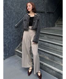 LAGUNAMOON（ラグナムーン）の「バイカラーベルトパンツ（その他パンツ）」