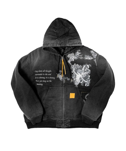 KHOKI/コッキ】Vintage-effect embroidered jacket（パーカー）｜KHOKI