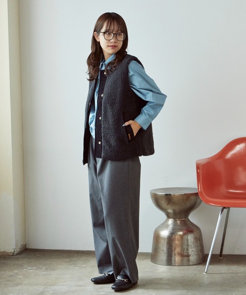 Barbour/ Dulsie(ダルシー) ボアライナーベスト(ブラック) Dulsie ボア ライナー ベスト｜ベスト｜ベスト＆ライナー｜バブアー