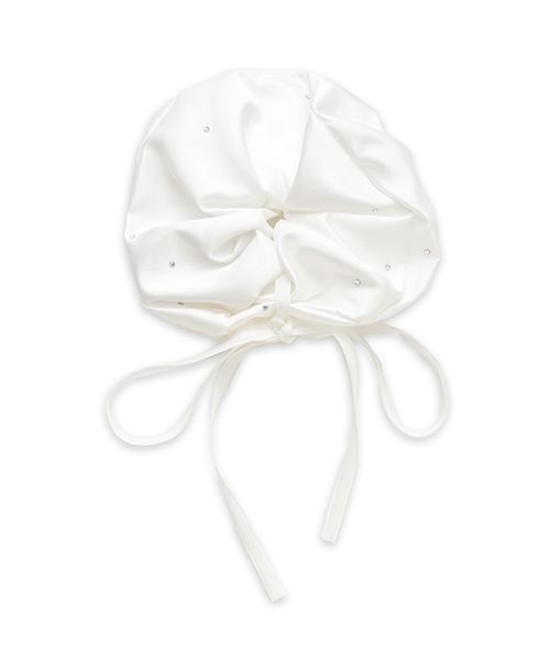 SNIDEL（スナイデル）の「ベロアリボン付きシュシュ（シュシュ・レディース・ブラック/ブルー/ホワイト・F）」の11枚目の写真