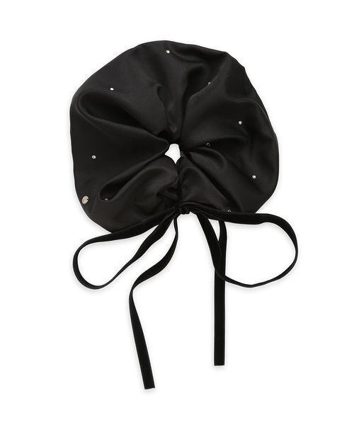 SNIDEL（スナイデル）の「ベロアリボン付きシュシュ（シュシュ・レディース・ブラック/ブルー/ホワイト・F）」の15枚目の写真