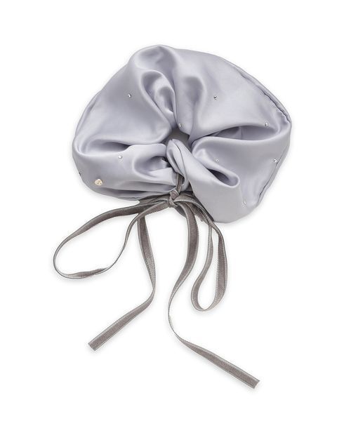 SNIDEL（スナイデル）の「ベロアリボン付きシュシュ（シュシュ・レディース・ブラック/ブルー/ホワイト・F）」の16枚目の写真