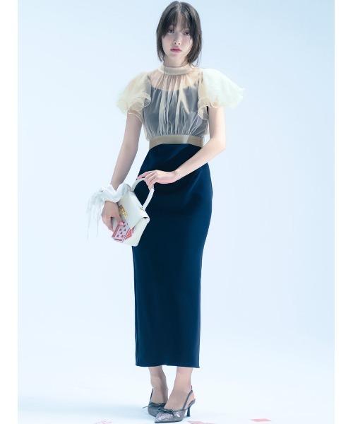 SNIDEL（スナイデル）の「ベロアリボン付きシュシュ（シュシュ・レディース・ブラック/ブルー/ホワイト・F）」の17枚目の写真