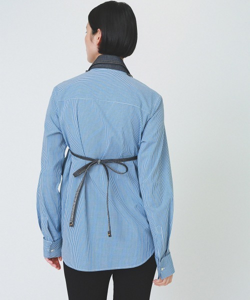 soduk(スドーク)の「【soduk】cross over denim vest(ベスト・レディース・インディゴブルー/ブラック・ONE SIZE)」の10枚目の写真