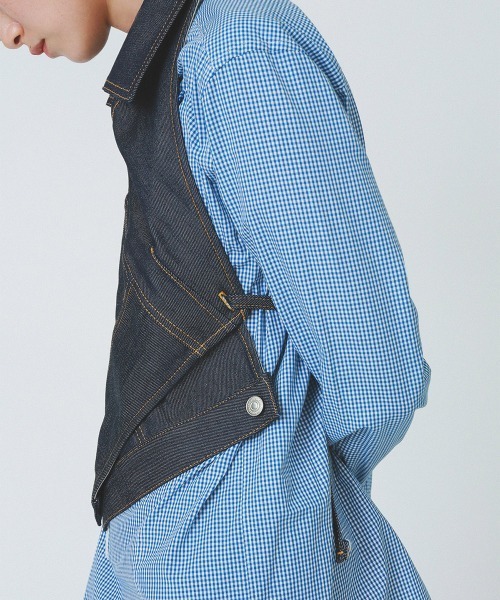 セール】cross over denim vest（ベスト）｜soduk（スドーク）の