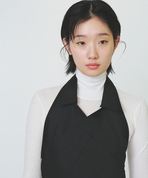 soduk(スドーク)の「【soduk】cross over denim vest(ベスト・レディース・インディゴブルー/ブラック・ONE SIZE)」の22枚目の写真