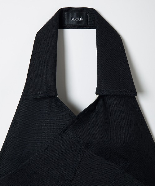 soduk(スドーク)の「【soduk】cross over denim vest(ベスト・レディース・インディゴブルー/ブラック・ONE SIZE)」の13枚目の写真
