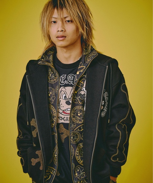 GALFY-ピカピカ骨骨パーカー（パーカー）｜GALFY（ガルフィー）の